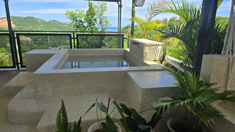 Jacuzzi at Thea Villa