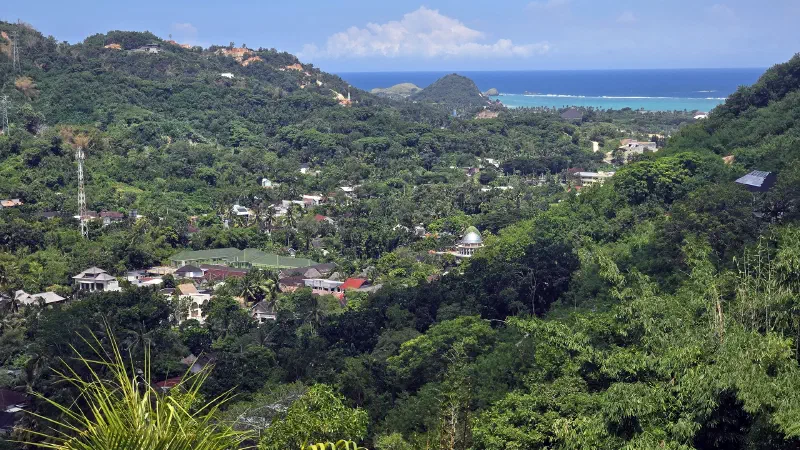 Ocean view from the villa